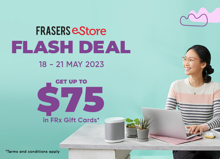 Mighty May Rewards: Get $75 on Frasers eStore!
